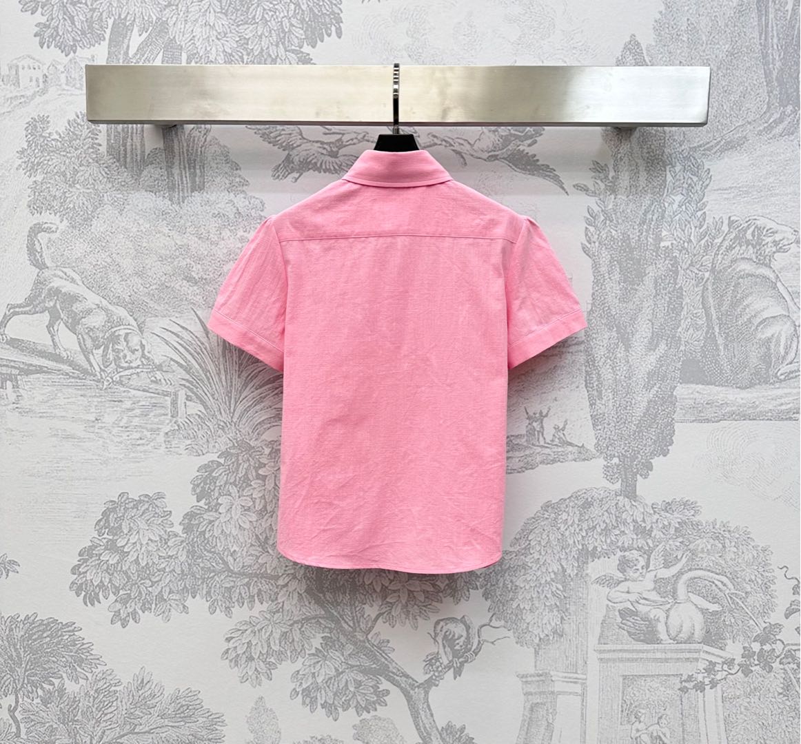 RALPH LAUREN SHORT-SLEEVE SHIRT PINK 274777