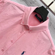 RALPH LAUREN SHORT-SLEEVE SHIRT PINK 274777
