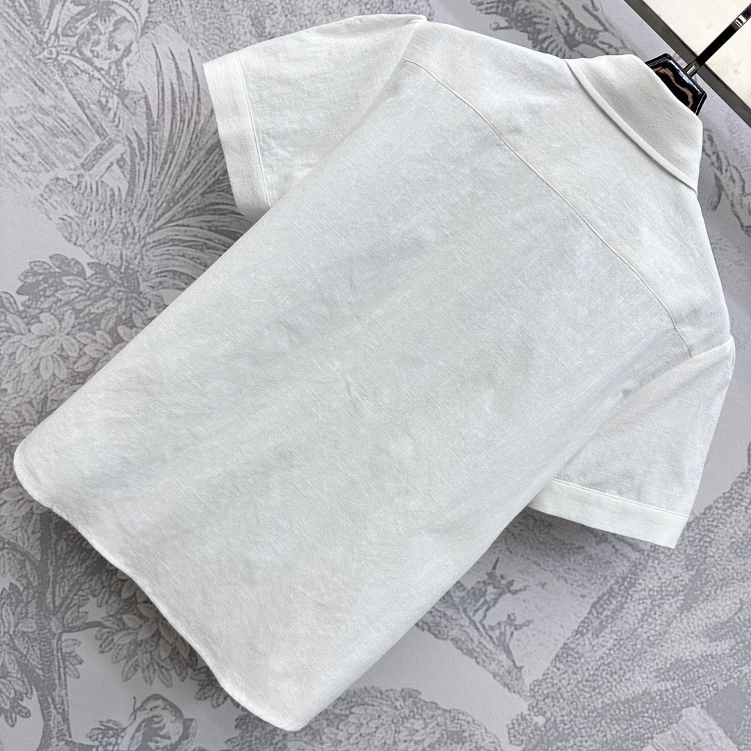 RALPH LAUREN SHORT-SLEEVE SHIRT WHITE 274774