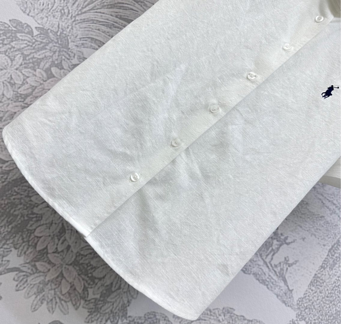 RALPH LAUREN SHORT-SLEEVE SHIRT WHITE 274774