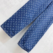 LV LASER-CUT DRAWSTRING JEANS 274790