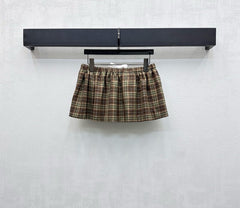 MIUMIU SHIRT AND SKIRT SET STYLE 434