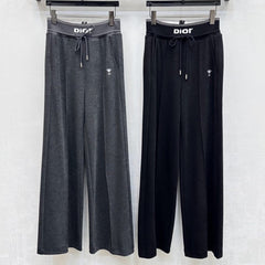 DIOR 25S WIDE-LEG DRAWSTRING PANTS STYLE 018