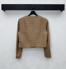 CHANEL 25S BEADED TWEED DRESS SET 307