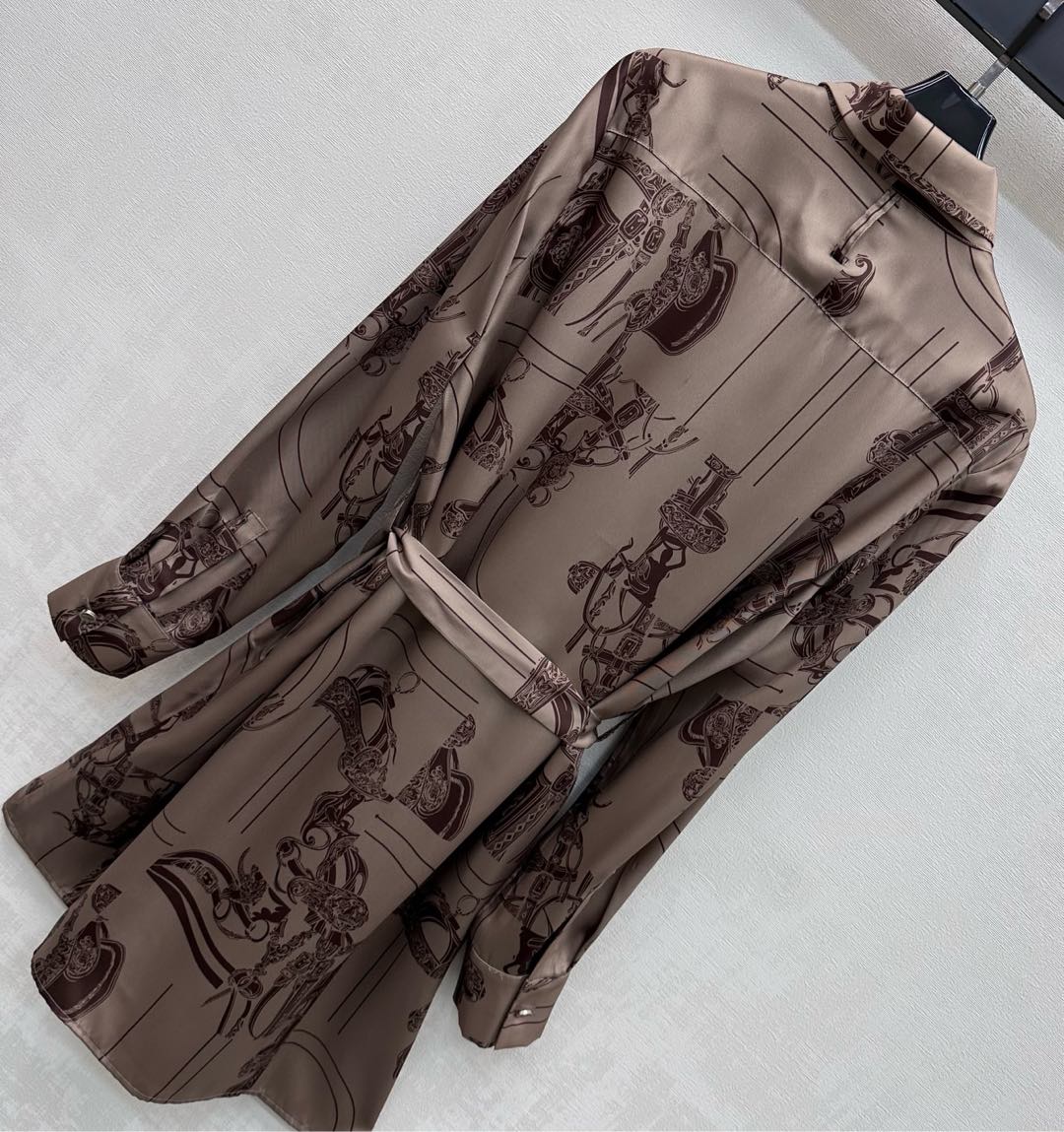 HERMES 26S SHIRT DRESS 485
