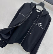 CELINE 26S HOODED JACKET AND SHORTS SET 126