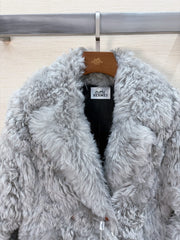 HERMES 25S LONG FUR COAT 233