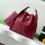 CC 25C HOBO BAGS 40CM DARK RED GRAINED CALFSKIN