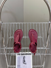 LP TRANI SANDALS BOYSENBERRY CALFSKIN