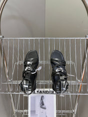 JUNE SANDAL BLACK CALFSKIN