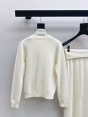 DIOR 25S KNIT SKIRT SET 588