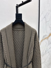 HERMES 25S LONG KNIT CARDIGAN 99430