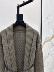 HERMES 25S LONG KNIT CARDIGAN 99430