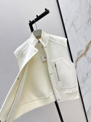 HERMES 25S SLEEVELESS JACKET 526962