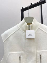HERMES 25S SLEEVELESS JACKET 526962
