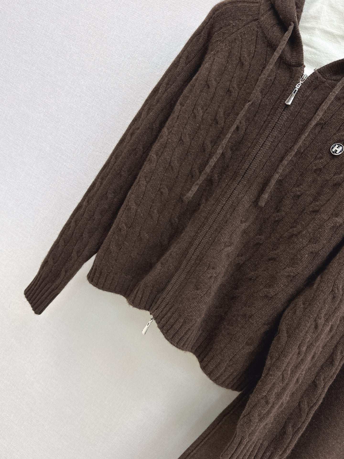 HERMES 25S OVERSIZED WOOL SUIT 025