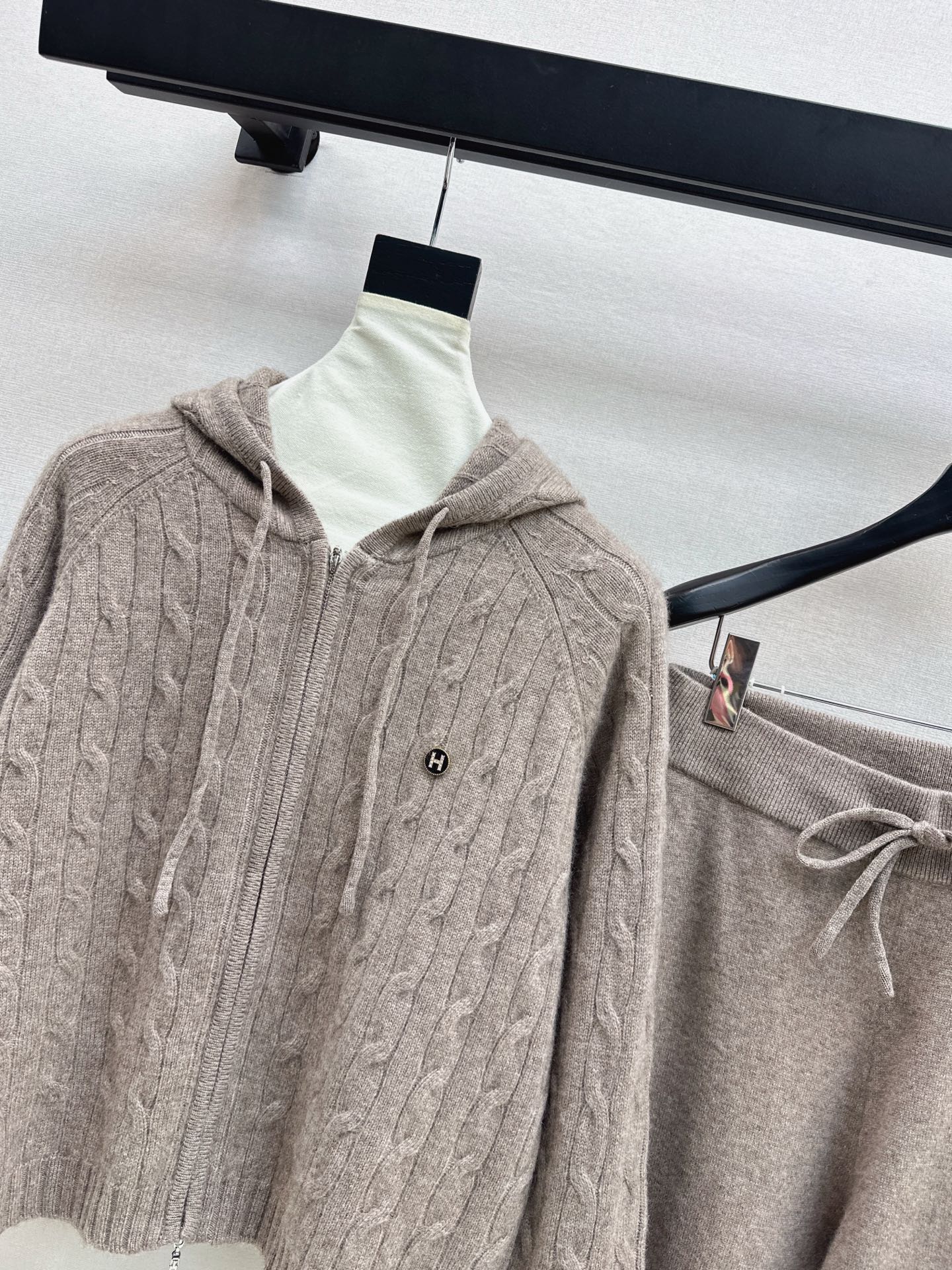 HERMES 25S OVERSIZED WOOL SUIT 026