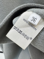 HERMES 25S SLEEVELESS WOOL VEST COAT WITH BOW BELT 96700