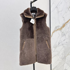 HERMES 25S FUR VEST 668406