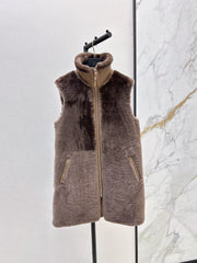HERMES 25S FUR VEST 668406
