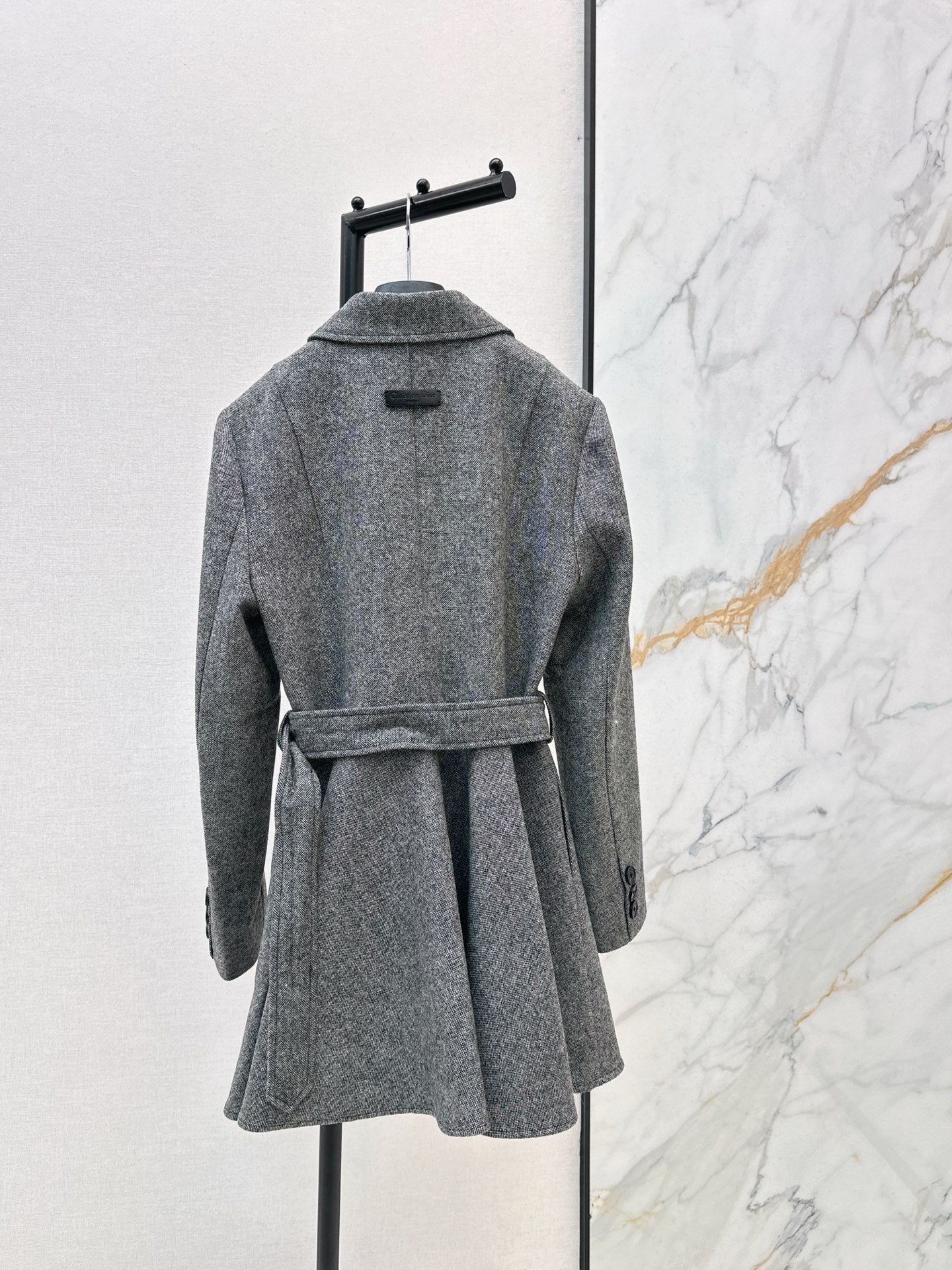 DIOR 25S DOUBLE-BREASTED COLLARED DRESS 590