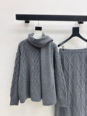 MAX MARA 25S KNIT SKIRT SET 092