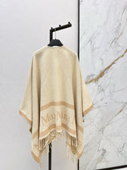 MAX MARA 25S JACQUARD CAPE COAT 008