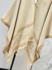 MAX MARA 25S JACQUARD CAPE COAT 008