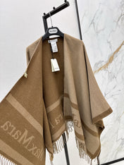 MAX MARA 25S JACQUARD CAPE COAT 009