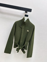 MAX MARA 25S STAND COLLAR CARDIGAN COAT 037