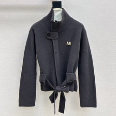 MAX MARA 25S STAND COLLAR CARDIGAN COAT 036