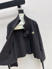MAX MARA 25S STAND COLLAR CARDIGAN COAT 036