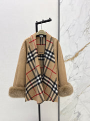BURBERRY 25S REVERSIBLE KNIT COAT 252