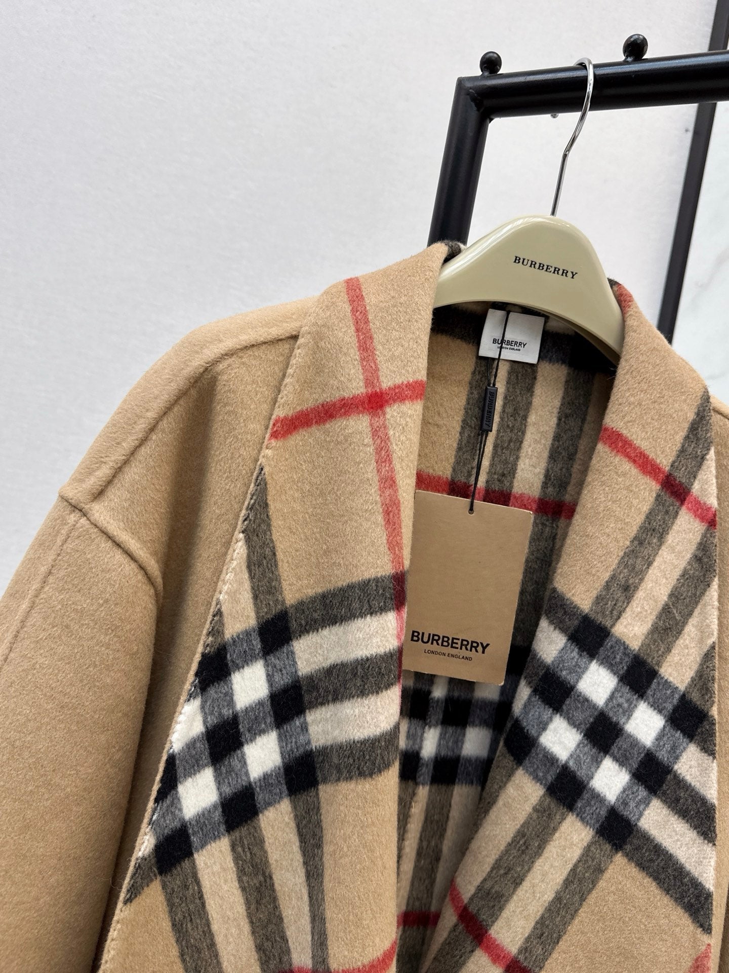 BURBERRY 25S REVERSIBLE KNIT COAT 252