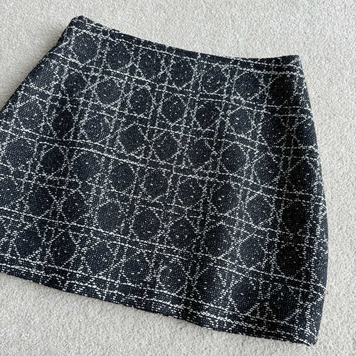 DIOR 25S PLEATED PLAID SKIRT STYLE 009