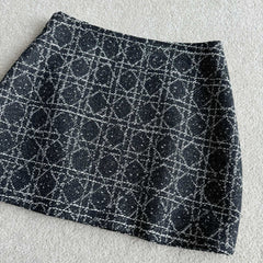 DIOR 25S PLEATED PLAID SKIRT STYLE 009