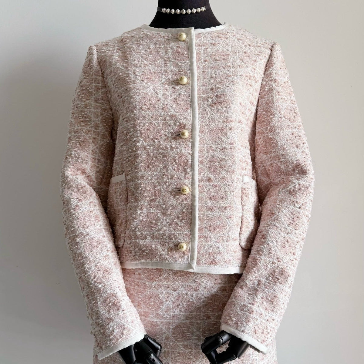 DIOR 25S CANNAGE CROPPED JACKET STYLE 059