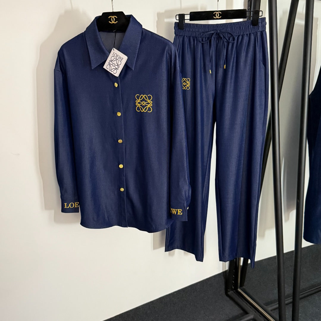 LOEWE SHIRT & STRAIGHT-LEG PANTS STYLE 134