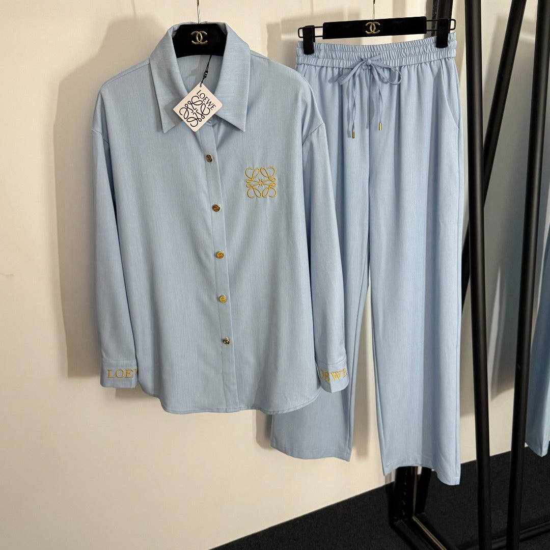 LOEWE SHIRT & STRAIGHT-LEG PANTS STYLE 135