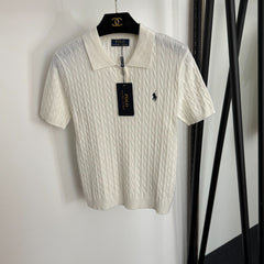 RALPH LAUREN 25S SHORT-SLEEVE POLO SHIRT WITH COLLAR 274