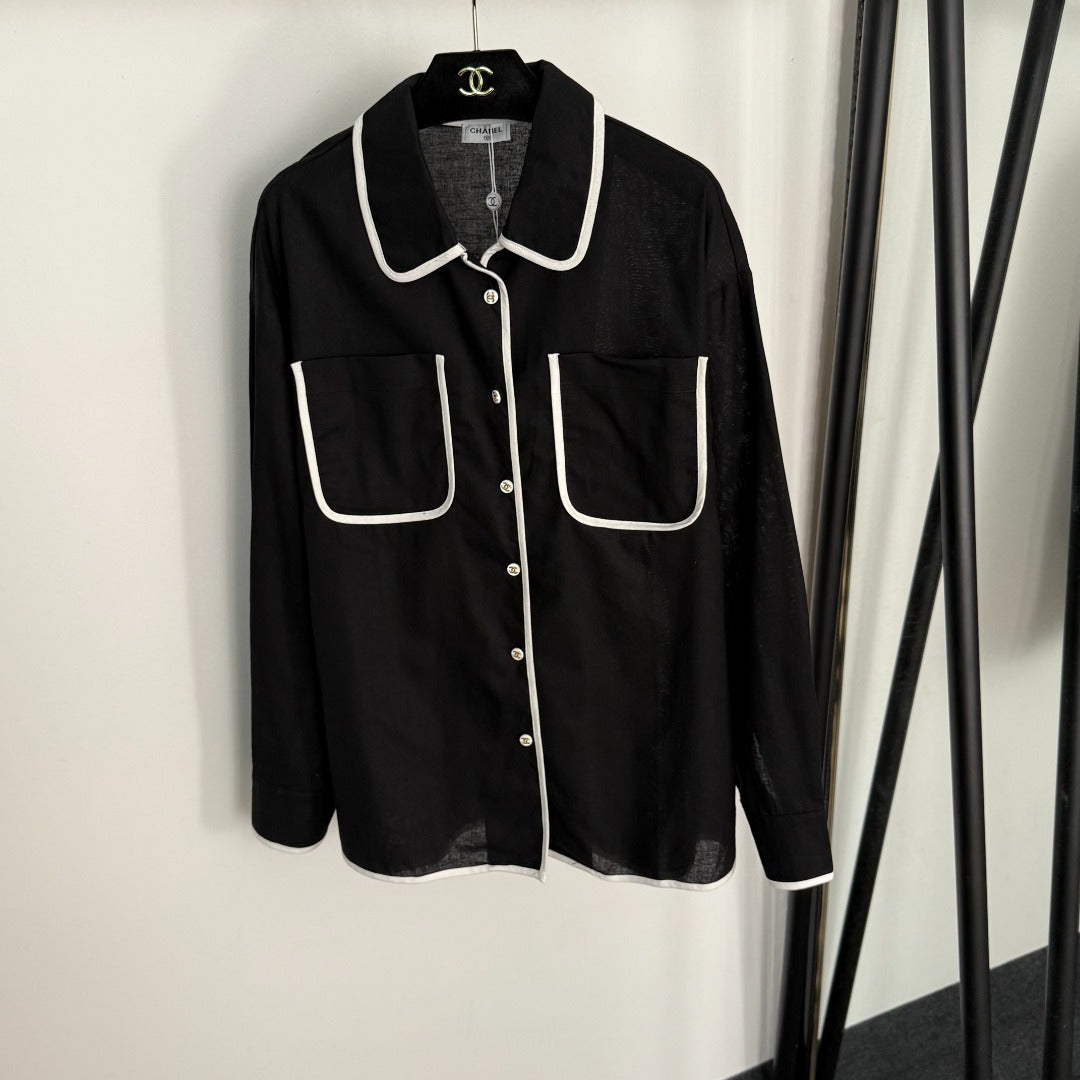 CHANEL 25S LONG-SLEEVE SHIRT STYLE 127