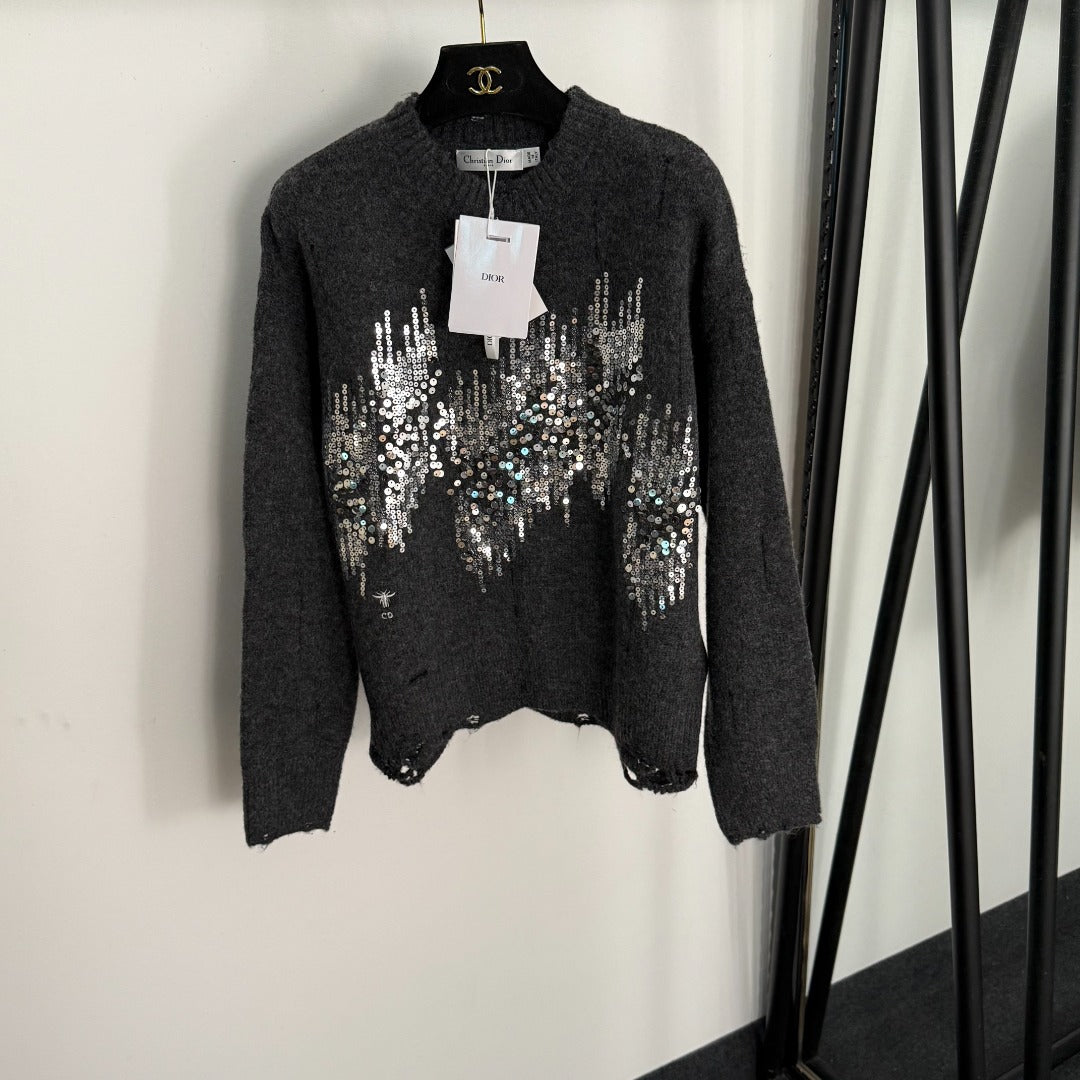 DIOR 25S LONG-SLEEVE SWEATER STYLE 002