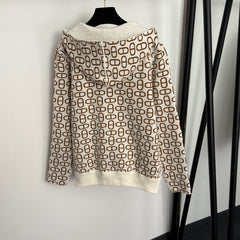 HERMES 25S REVERSIBLE CASHMERE SWEATER JACKET 113