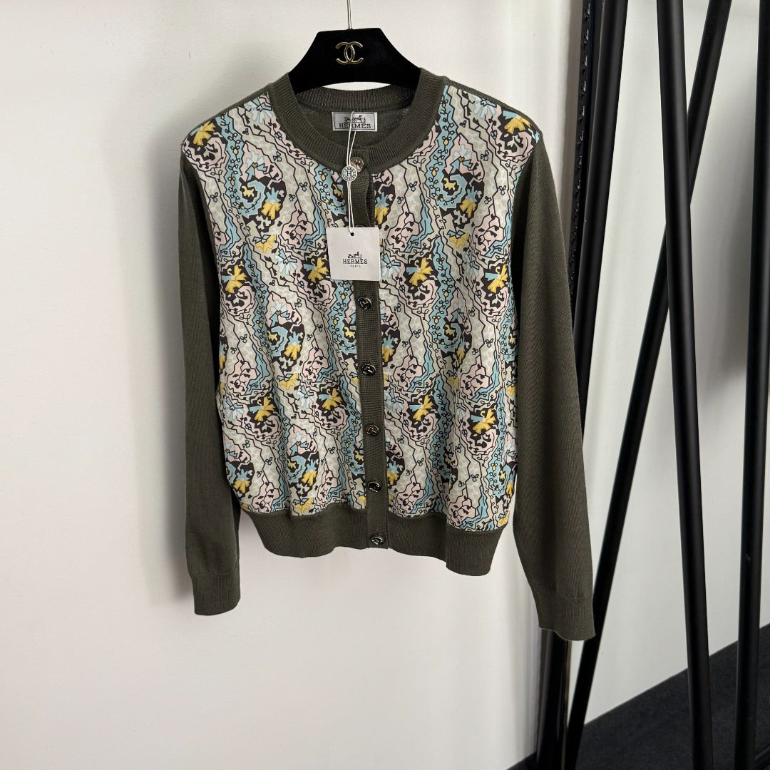 HERMES 25S KNITTED CARDIGAN 060