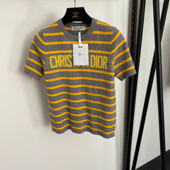DIOR 25S SHORT-SLEEVE SWEATER STYLE 323