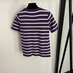 DIOR 25S SHORT-SLEEVE SWEATER STYLE 322