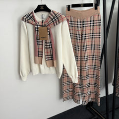 BURBERRY 25S KNITTED SET 079