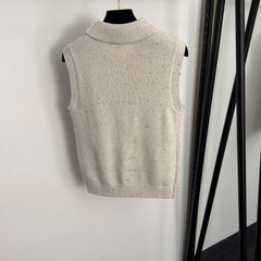 CHANEL 25S SLEEVELESS CROCHET VEST 337