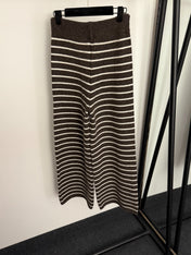 CELINE 25S SWEATER AND WIDE-LEG PANTS SET 0111