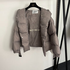 MAX MARA 25S LONG-SLEEVE COTTON HOODED JACKET 221